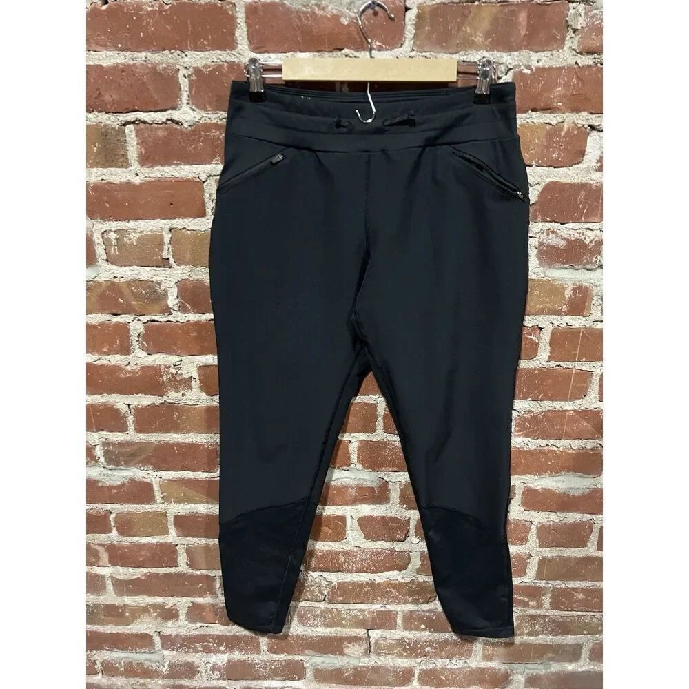 Columbia Womens Black Outdoor Hiking Cropped Pullon Pants Size Medium